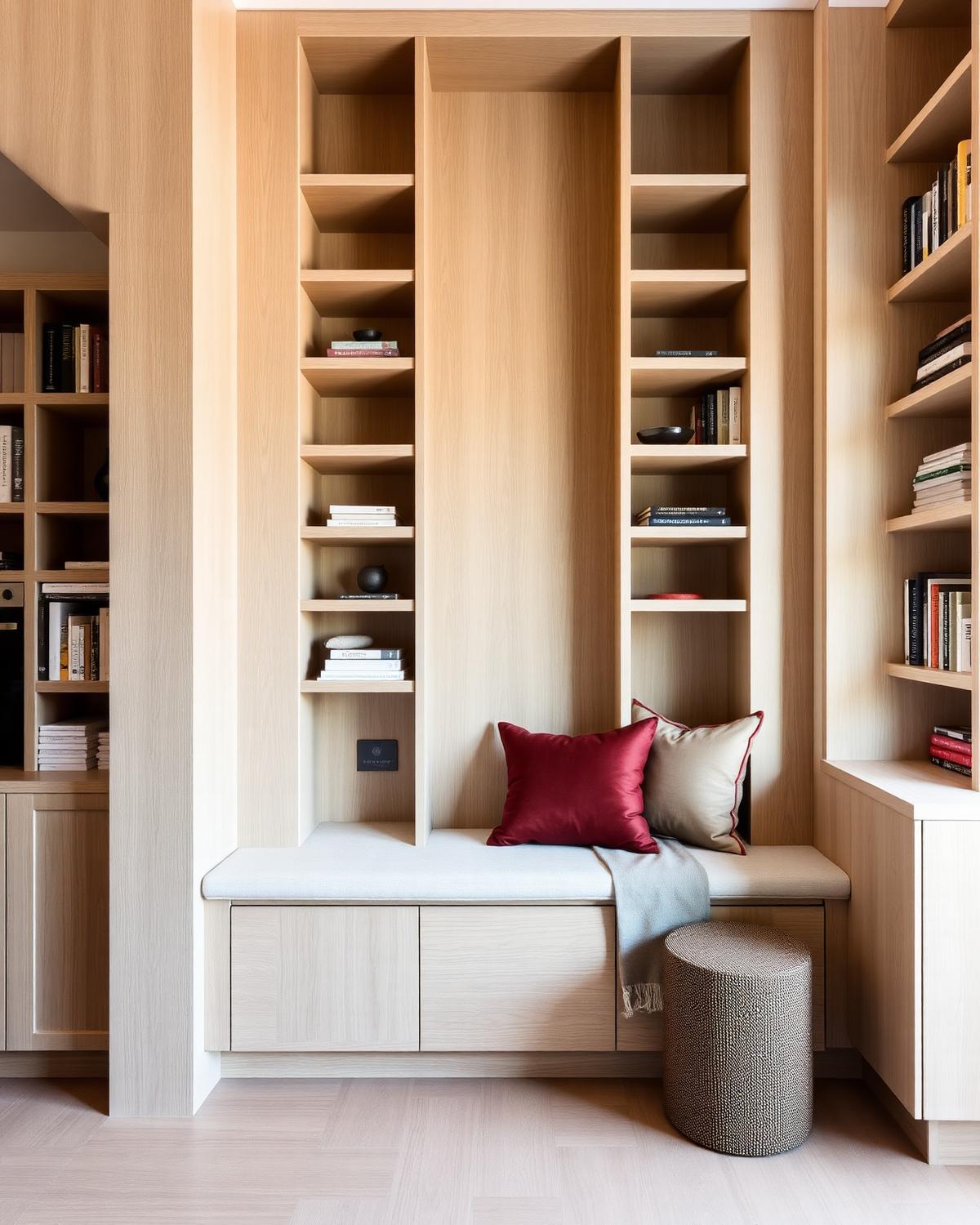 White Oak Library Built-in