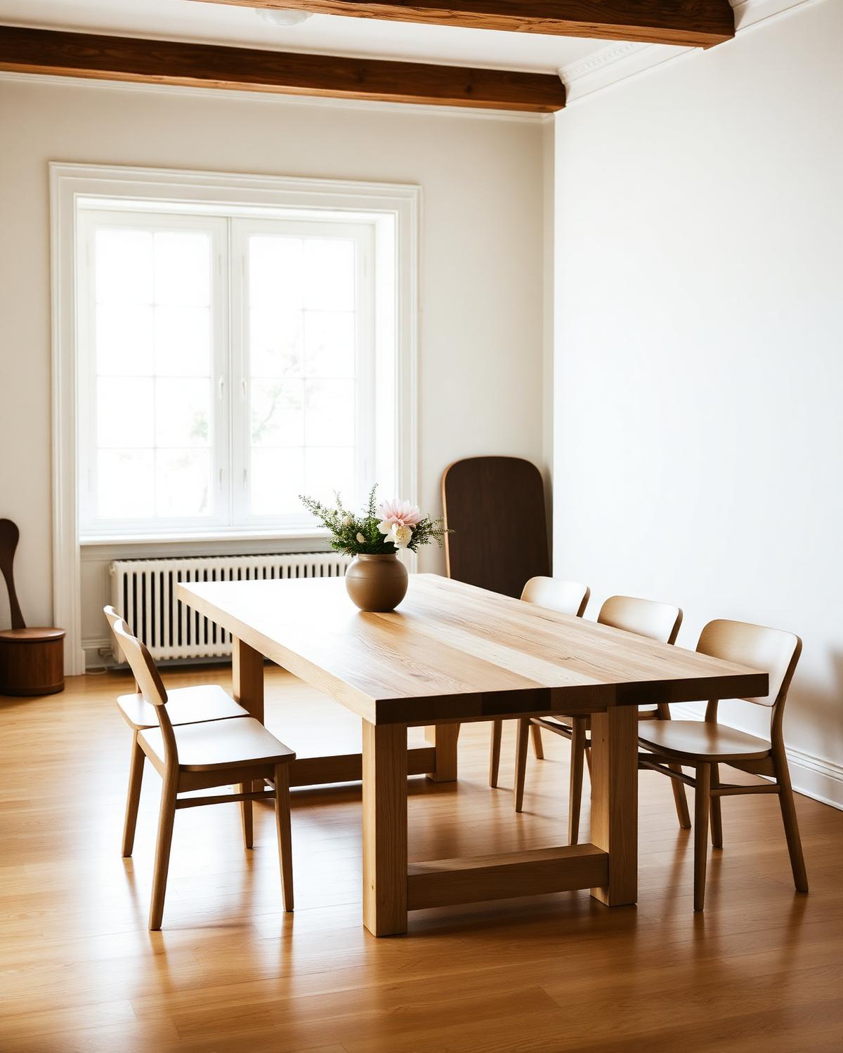 Solid Oak Dining Table